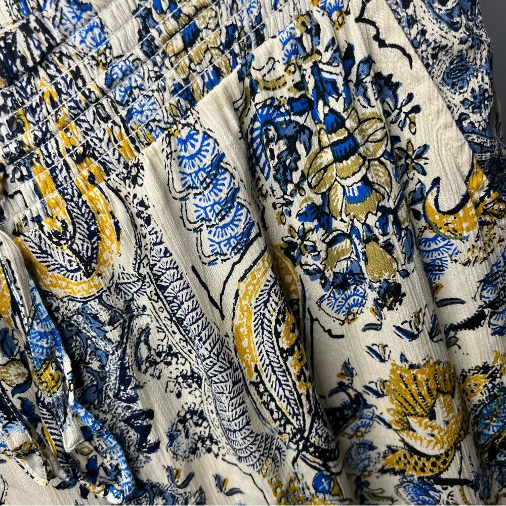 Maurices Paisley High Rise Wide Leg Pant NWT Boho Beach Resort Vacation - Picture 8 of 13